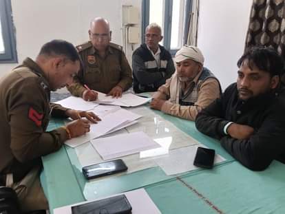 A young man died after being hit by a trailer near Ramnagar village on NH 152D.