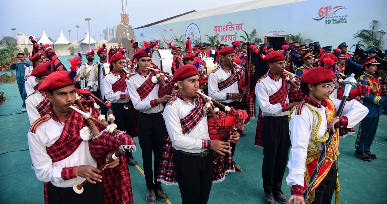 The amazing form of miniature India was seen in Jamboree