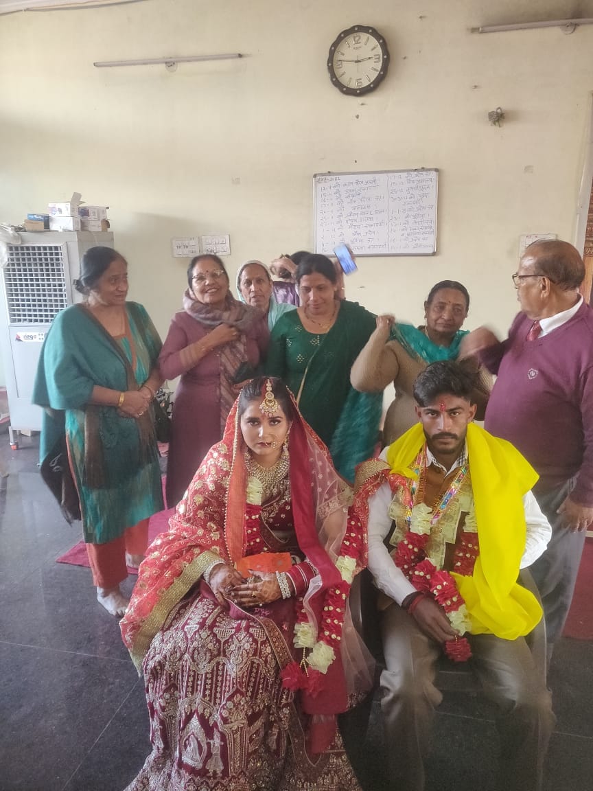 Marriage of a needy girl at Bhagwati Darshan Temple