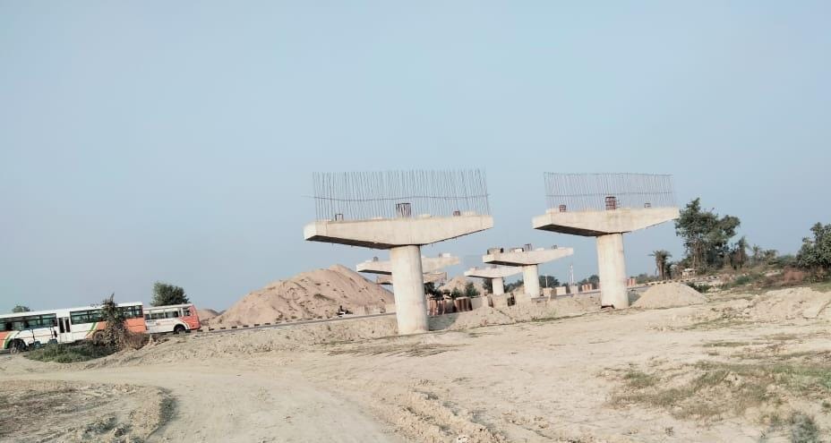Ring road started being built... construction of overbridge gained momentum
