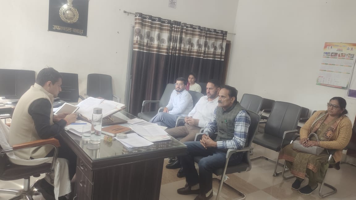 Meeting held for Anaemia Mukt Bharat Abhiyan, block level screening camps, emphasis on providing folic acid and iron medicines
