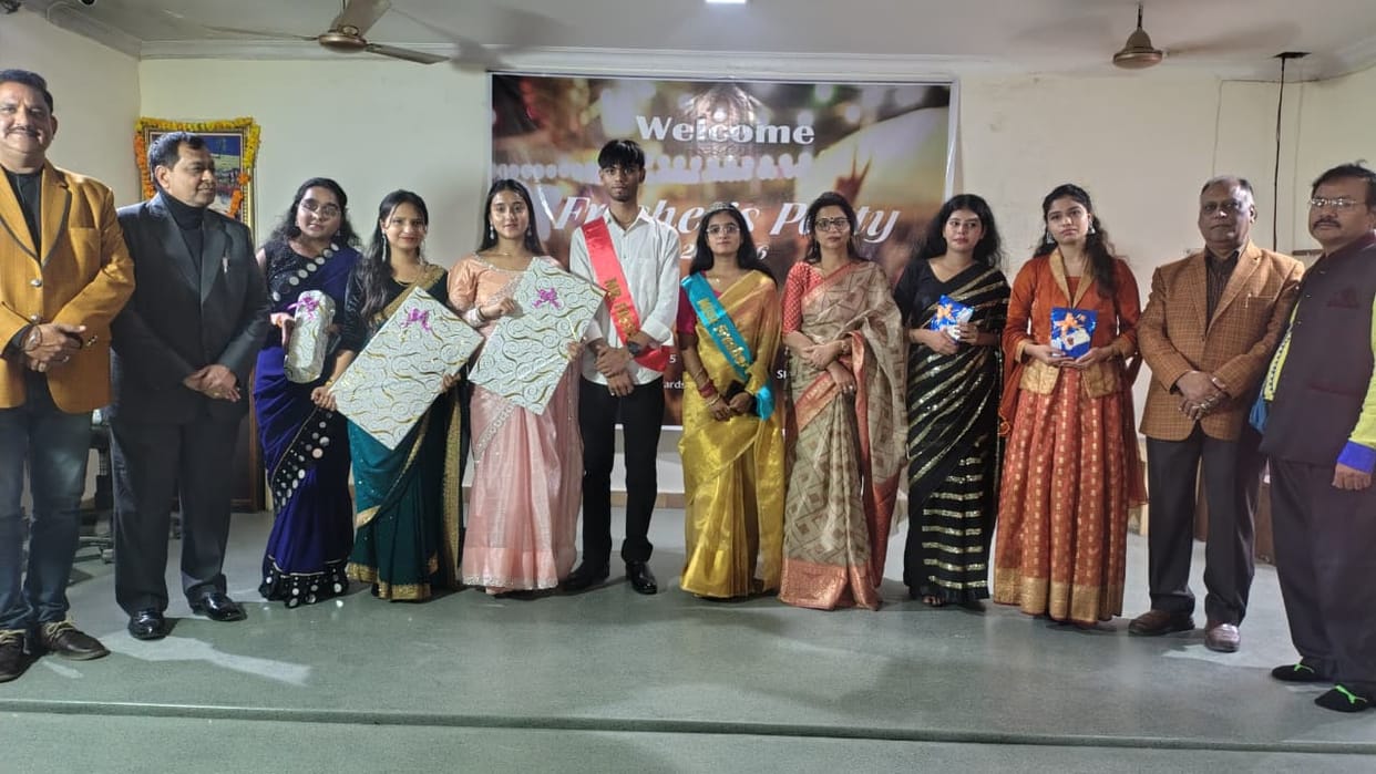 Krish Rajpal became Mr. Fresher and Anshika Maurya became Miss Fresher.