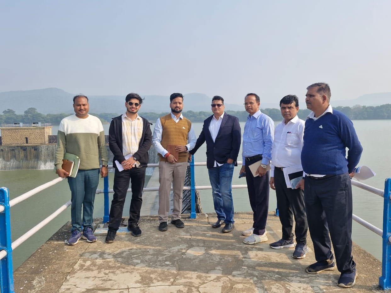 NDSA member inspected the security of national dams of Bundelkhand