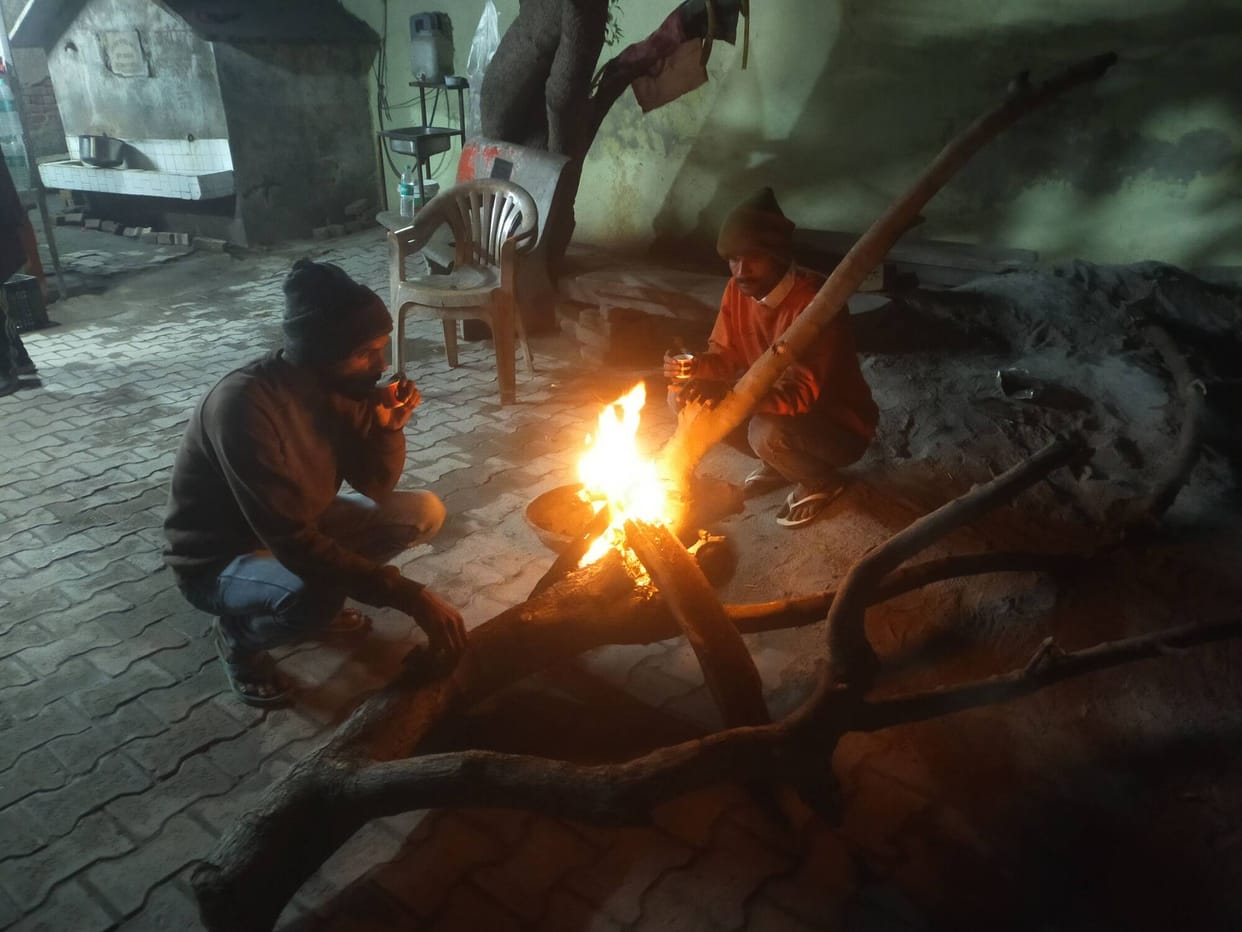 Narnaul experienced the coldest night in the state, with the temperature settling at 5.5 degrees Celsius.