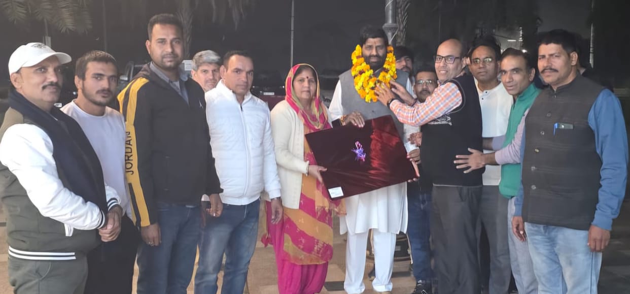 Welcomed the newly appointed State Vice President Dinesh Shekhawat