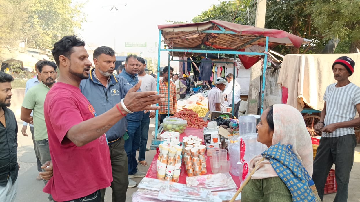 The effect of the encroachment removal campaign is not visible on the ground.
