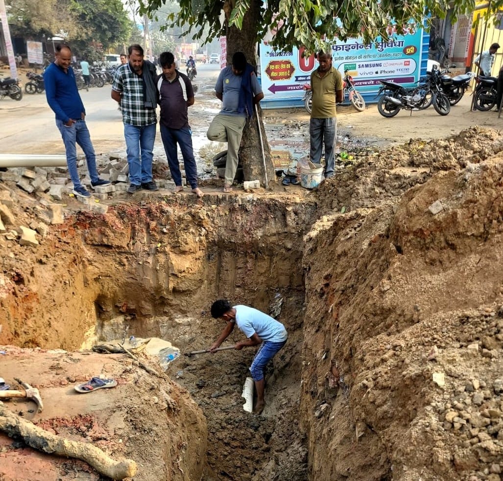 Pipeline repaired, water started reaching 1050 houses