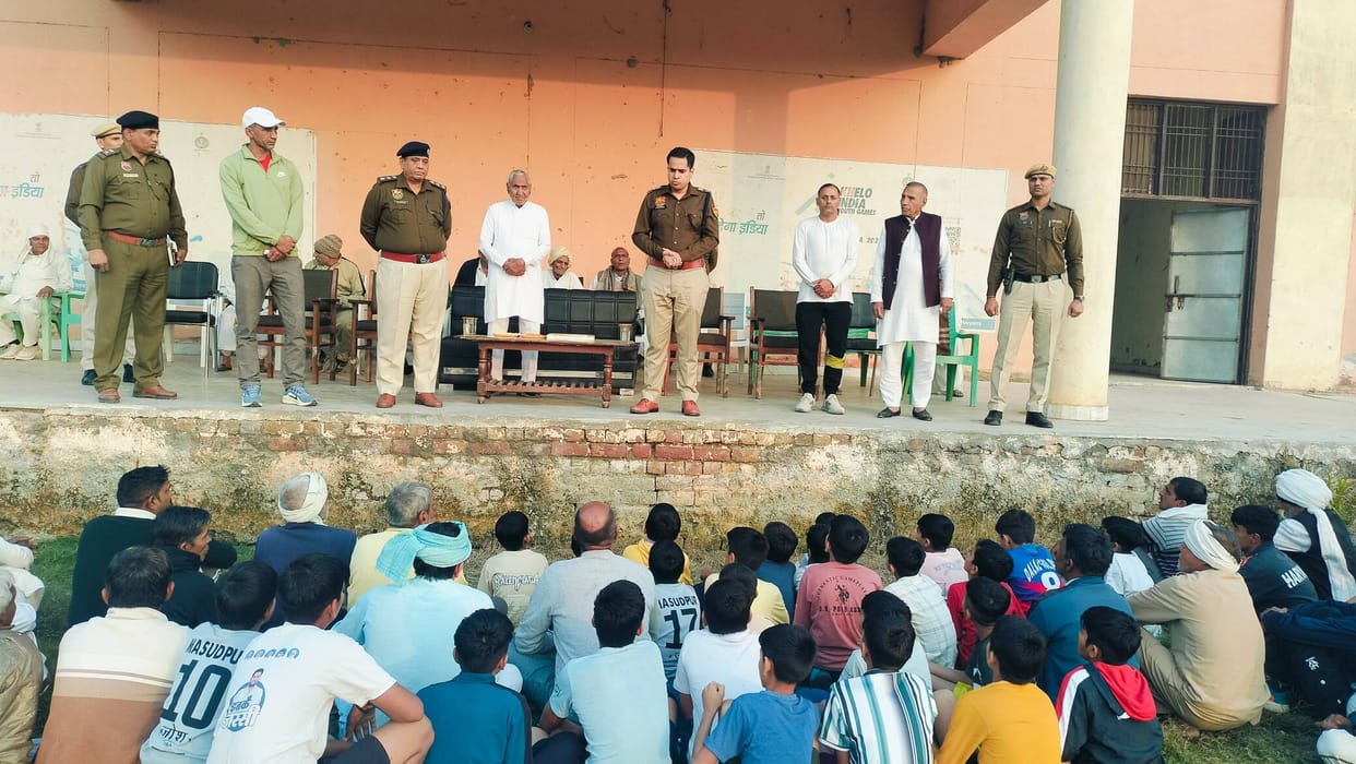 Interacted with villagers, assured them of security