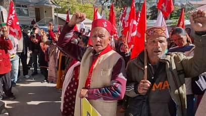 Farmers and workers took to the streets for their rights