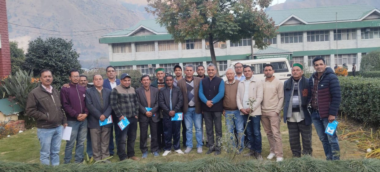 Gardeners from Ani and Nirmand are learning about new technologies in a five-day camp