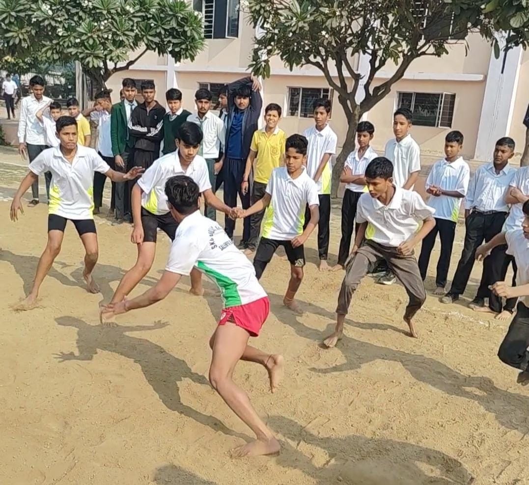 Dhruv became the player of the match in Kabaddi