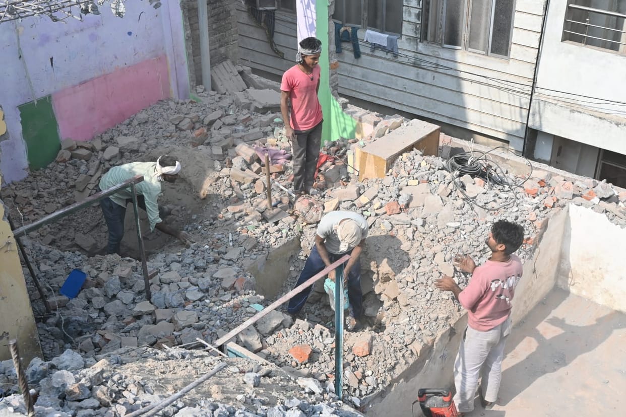 Demolition drive continues in Dal Mandi