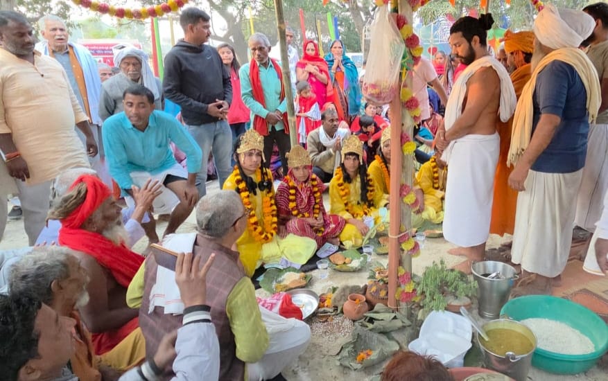 Khichdi was served to all four brothers during the Ram Vivah festival