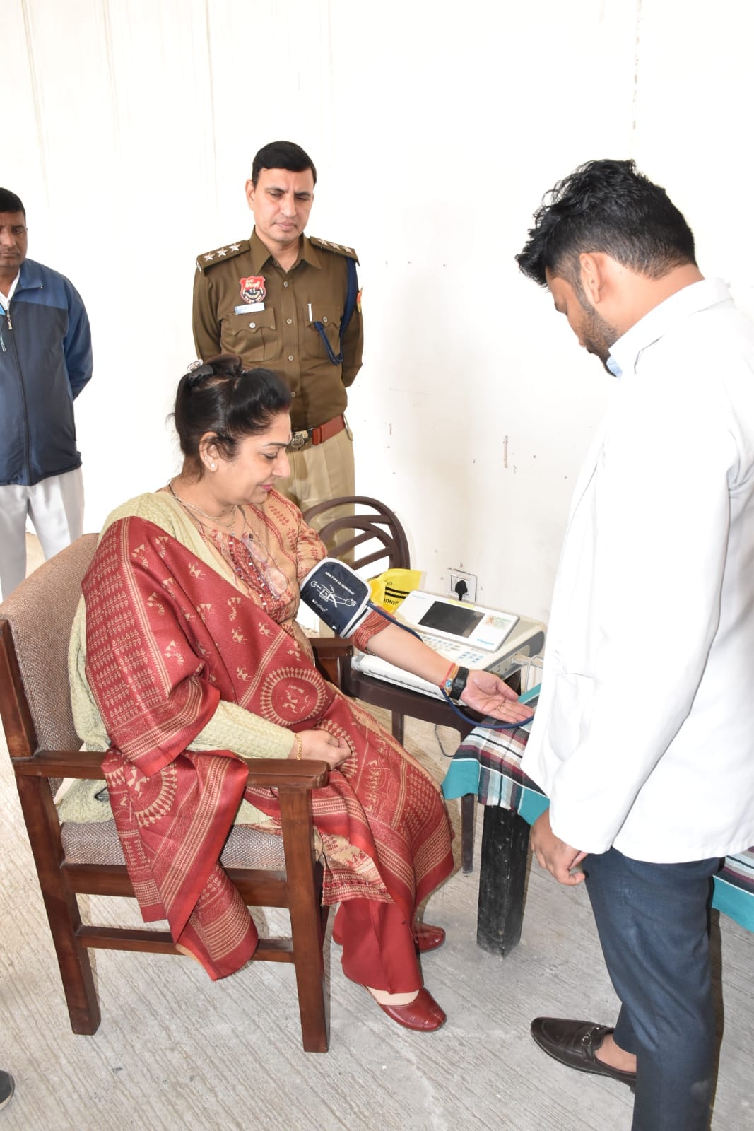 Heart health checkup camp organised in police line
