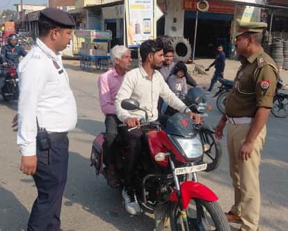 Challans issued for 158 vehicles, online fine of Rs 2,29,000 lakh imposed