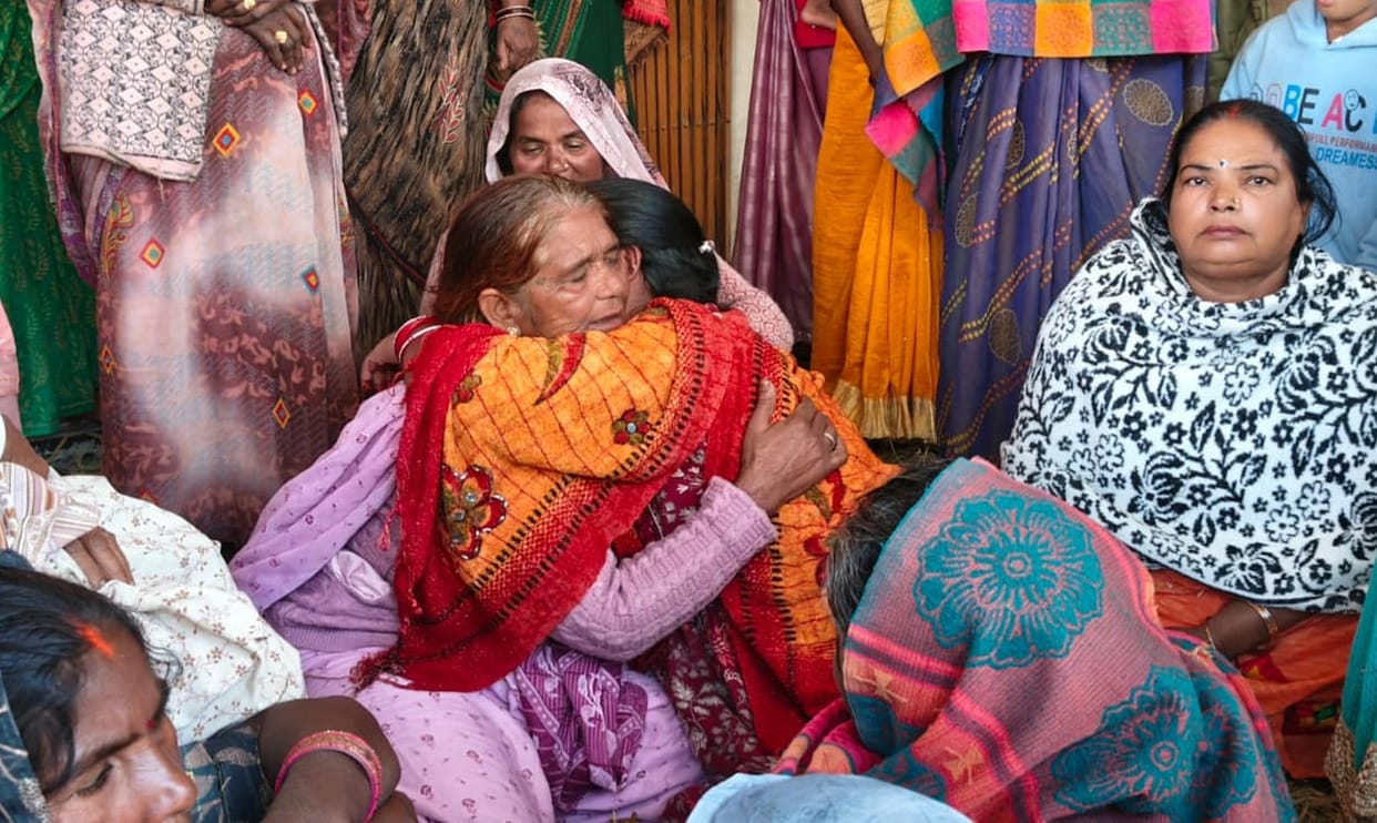 Road accident leaves four villages in tears, with five young men dying in tears.