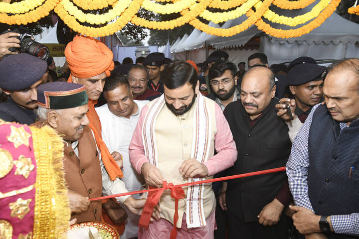 The state-level exhibition showcased the state's vision of development by 2047.