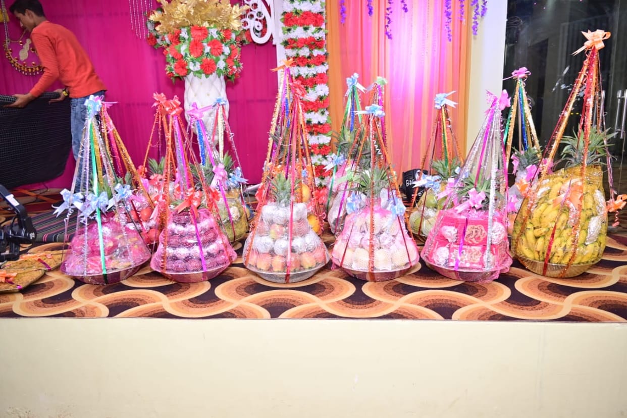 Fruit and dry fruit packaging business increased during the wedding season.