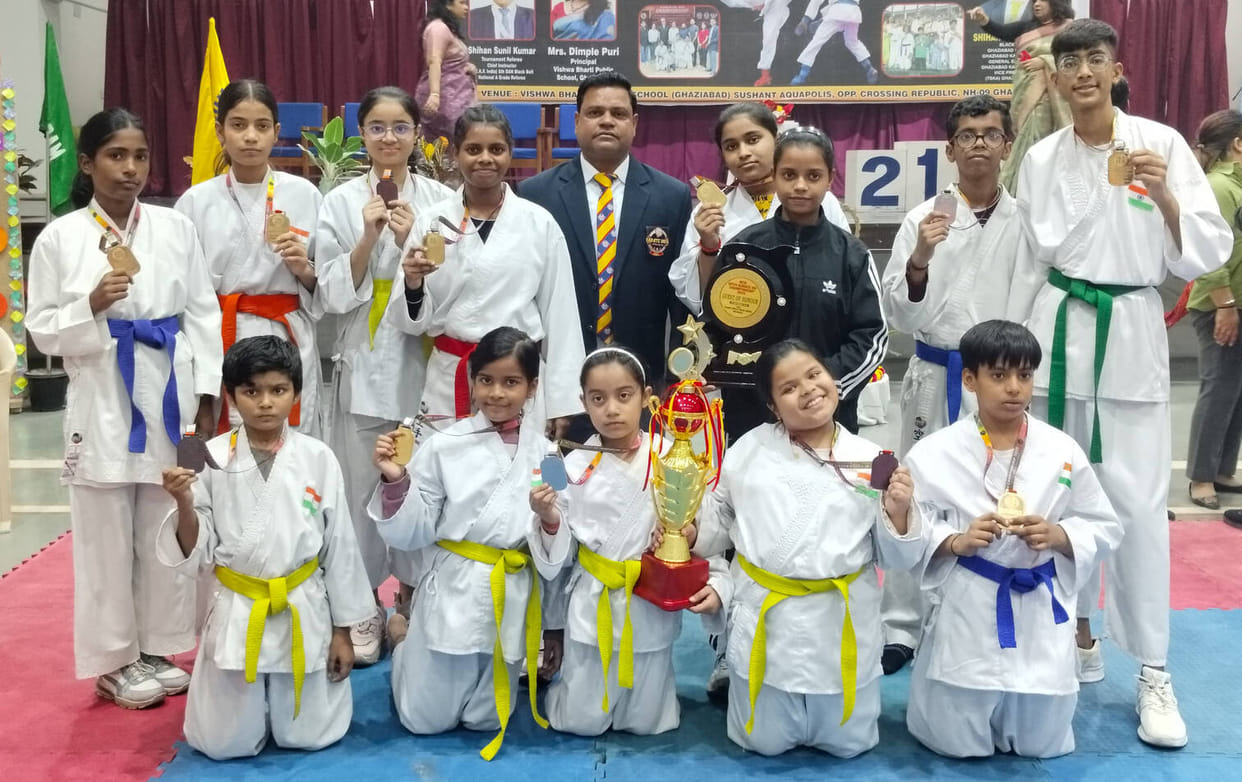 Vishwa Bharti Public School tops NCR Open Karate Championship