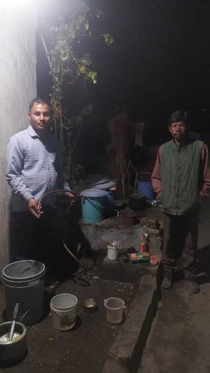 The bone-chilling cold has villagers quenching their thirst with wells and streams.