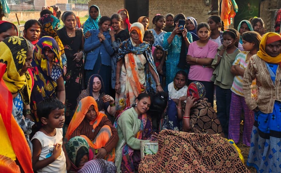 Angry villagers attempted to block the highway after the body reached home.