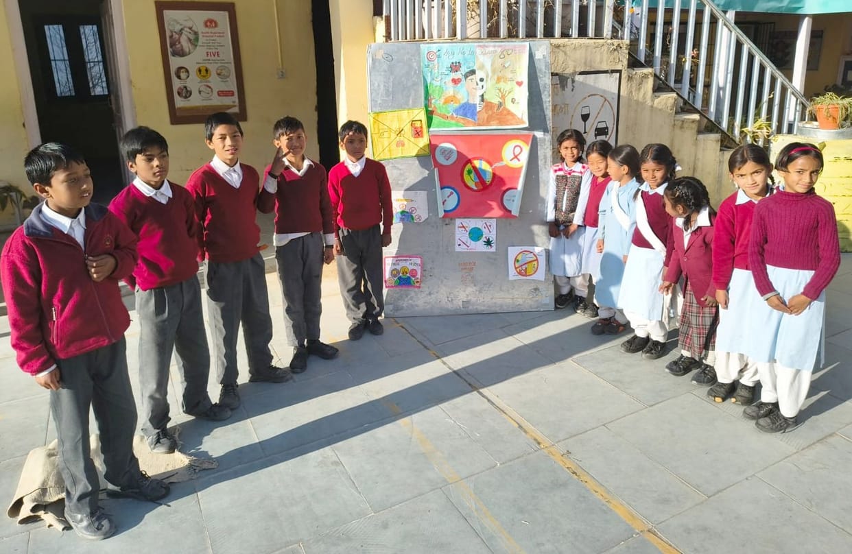 Students took out an awareness rally