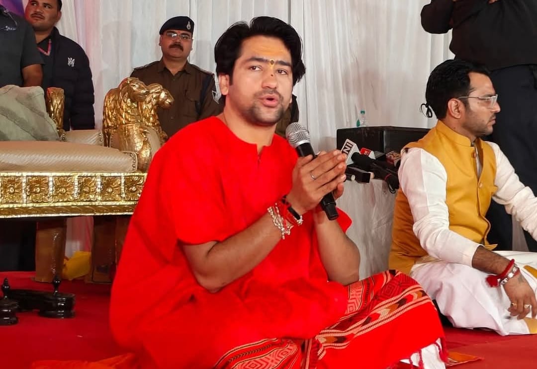 Lucknow: Dhirendra Shastri's Katha, scheduled to be staged in the city for the first time, has been eclipsed;