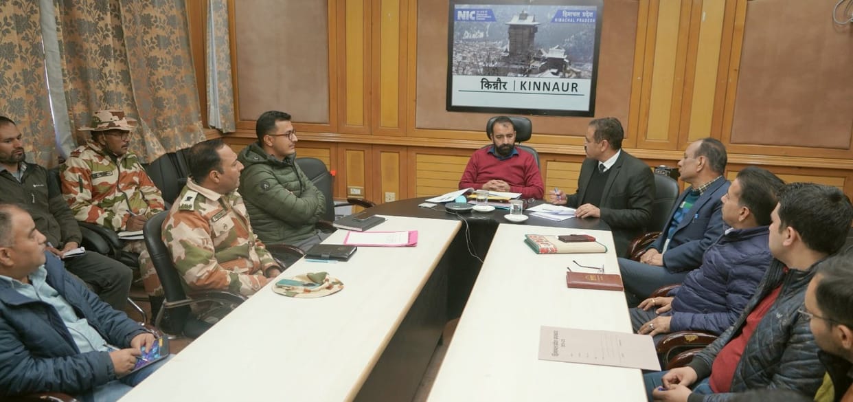 Meeting held in Reckong Peo regarding Drug Free India Campaign