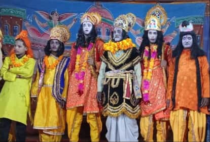 Crowd gathered at Lord Shri Ram's feast