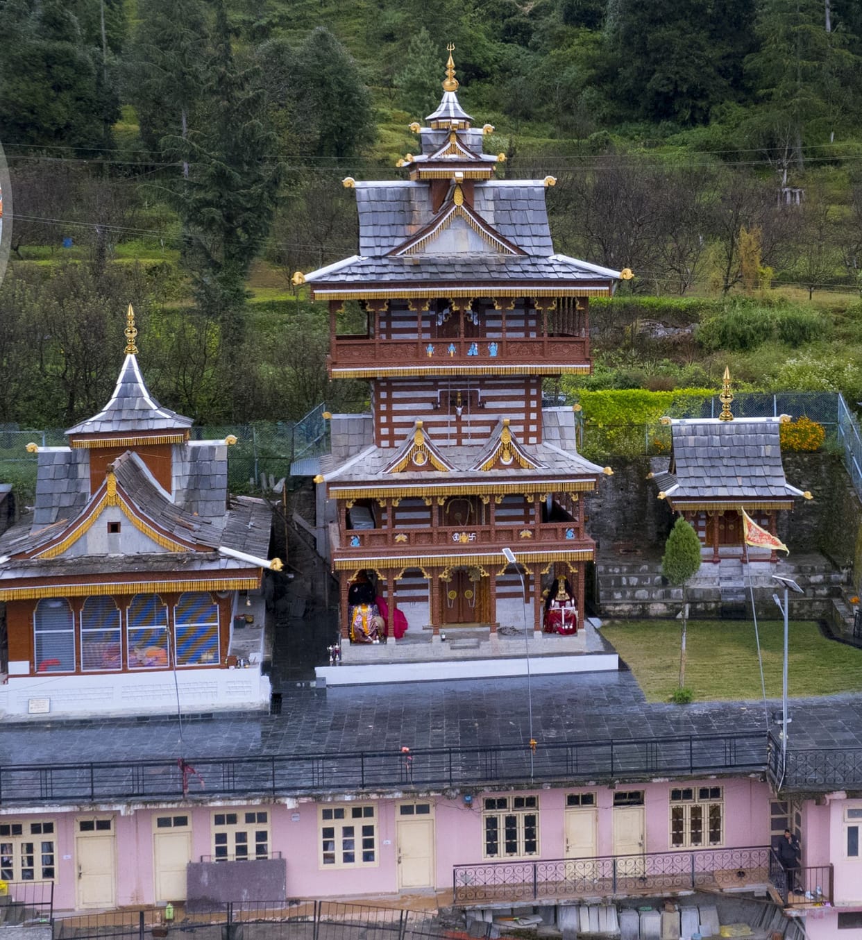 Consecration of the temple of Laxmi Narayan Jhangru deity