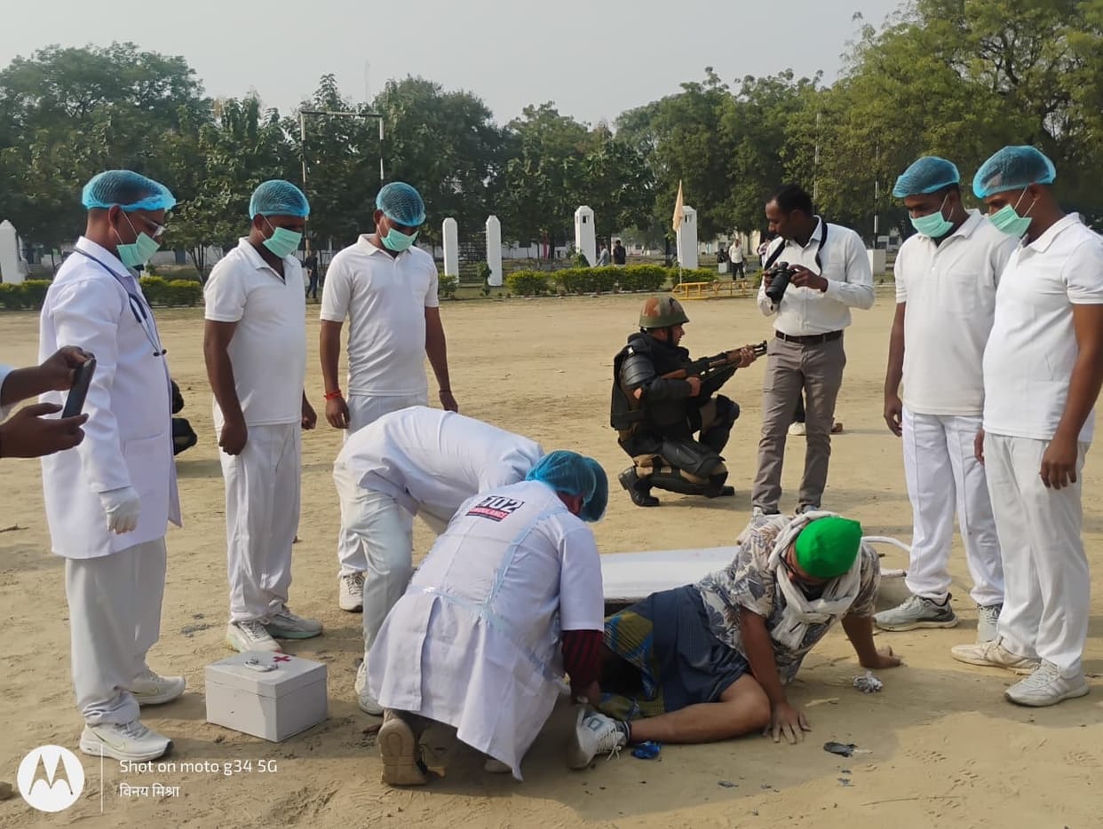 Varanasi ranks first and Mirzapur second in riot control exercises