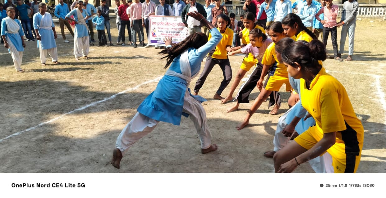 Ramgarh's girl's team became the winner in Kabaddi