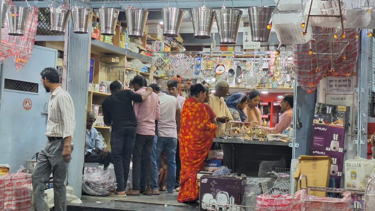 The utensils business flourished due to increased demand during the wedding season.