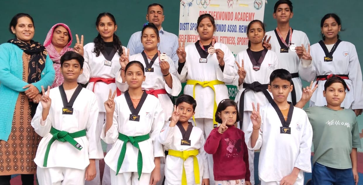 Players showed their strength in the 41st National Taekwondo