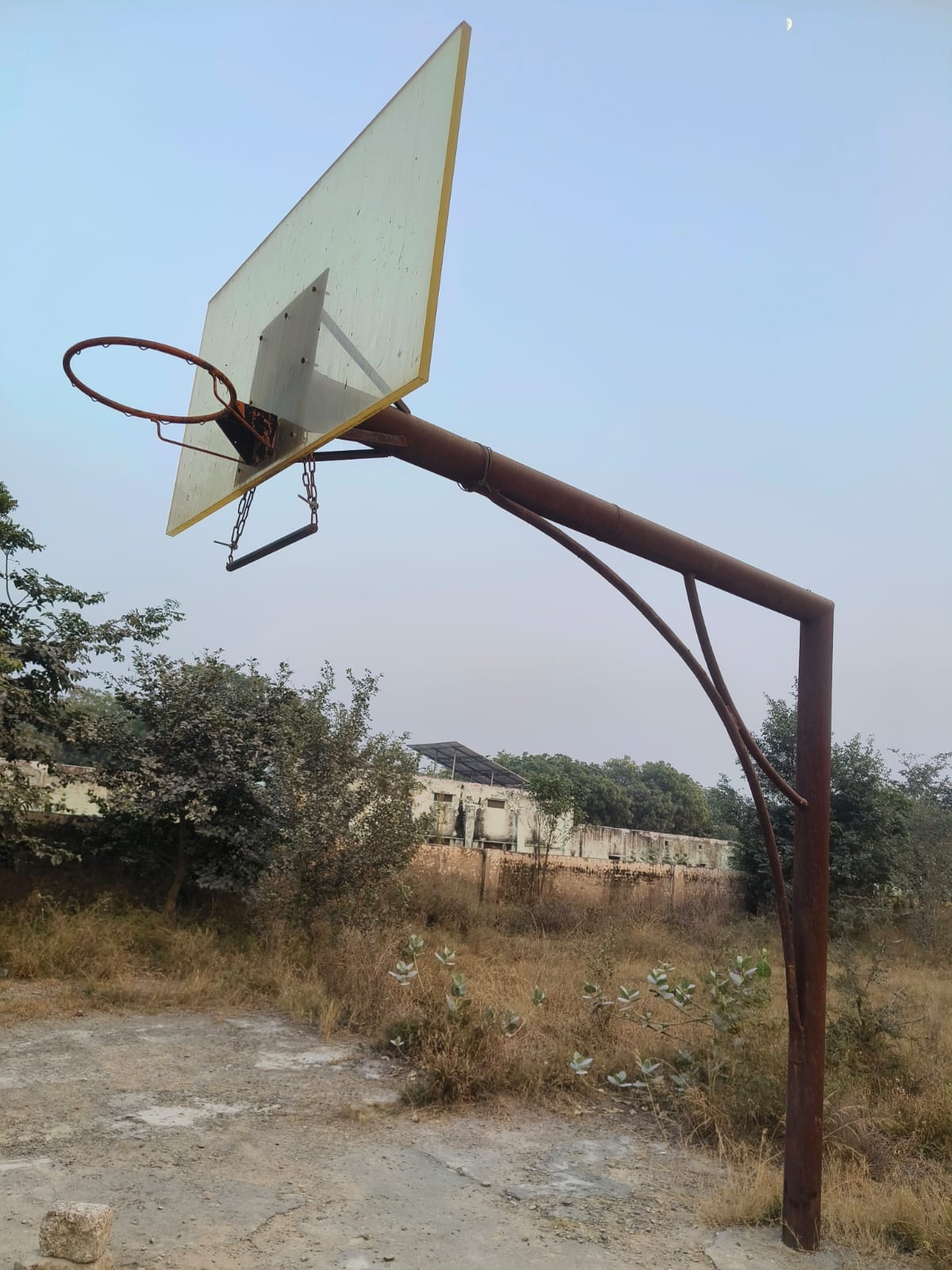 Court poles are dilapidated, toilets are in bad shape... Rajiv Gandhi Stadium is facing the brunt of chaos.