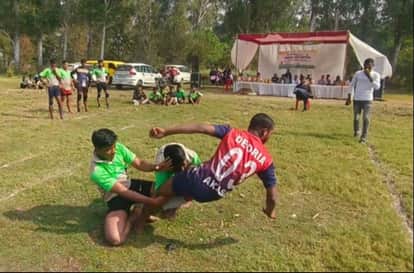 Ajora Devi Inter College's team tops in Kabaddi