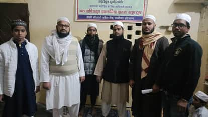 A young man entered a madrasa and misbehaved, throwing a religious book.