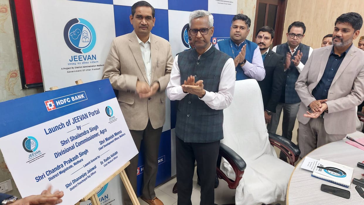 The Commissioner launched the Jeevan Portal.