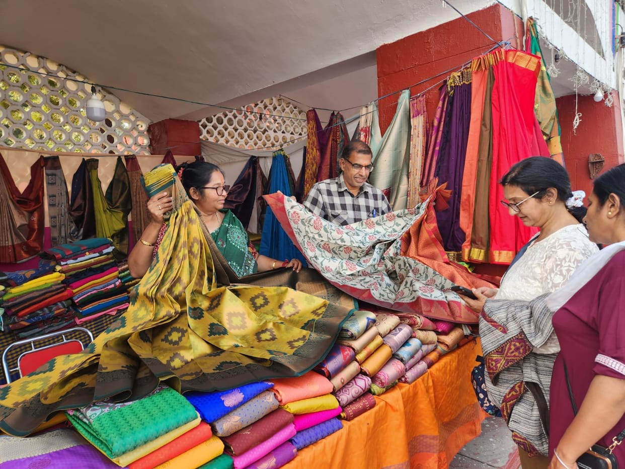 Kanjipuram sarees are attracting women