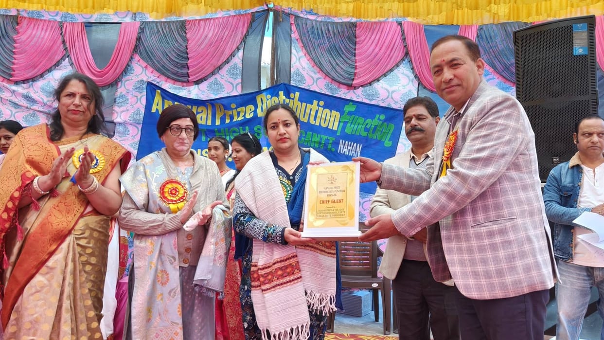 annual function in cant school nahan