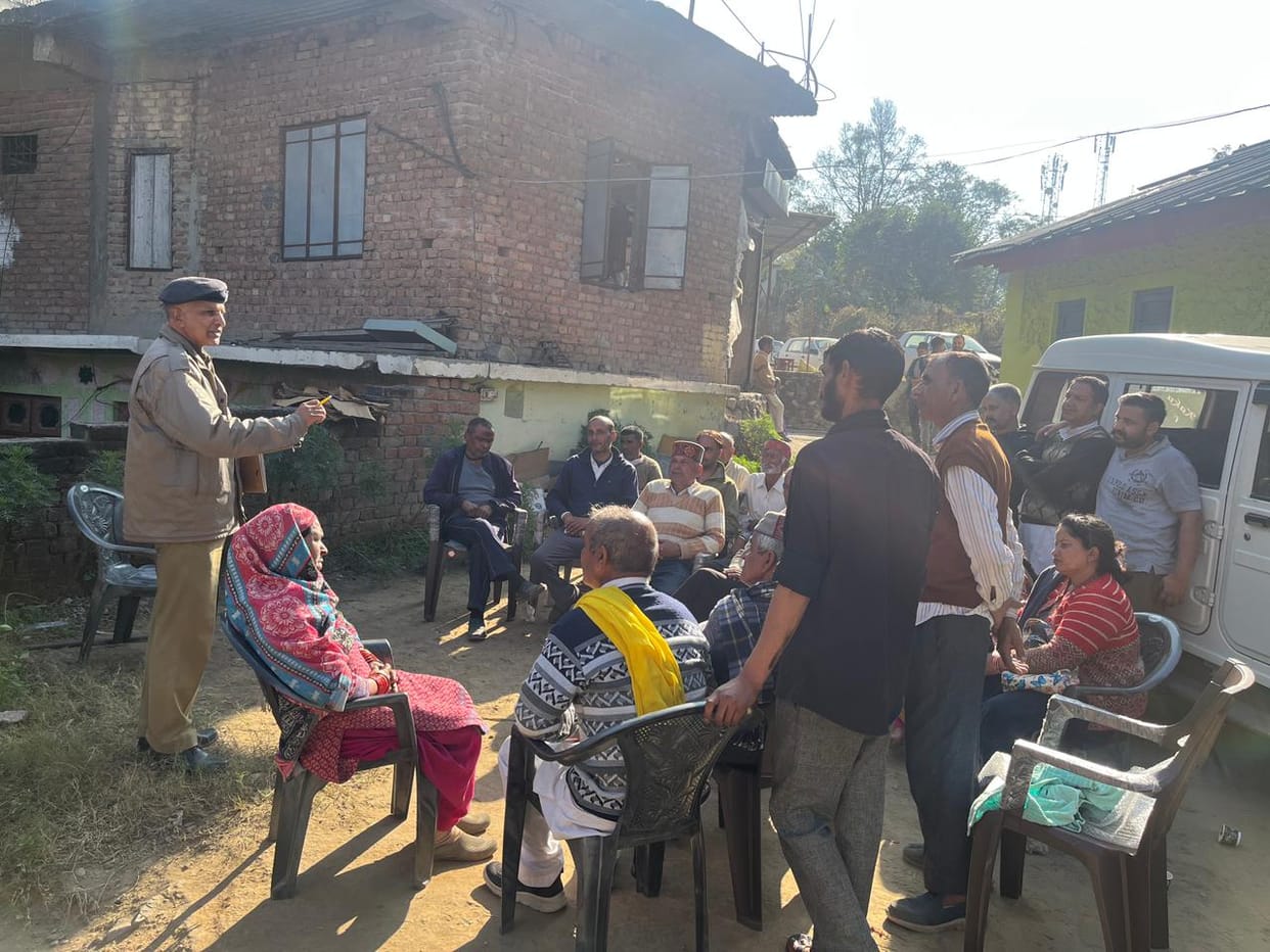 District police launched Chitta Sabha campaign for de-addiction.