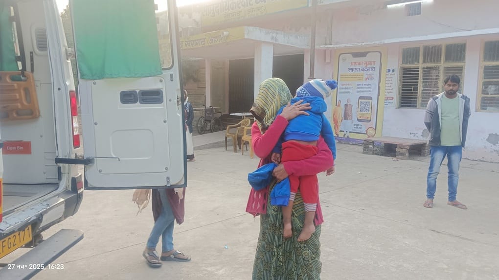 Girl injured after falling from roof while playing, ambulance not available for two hours