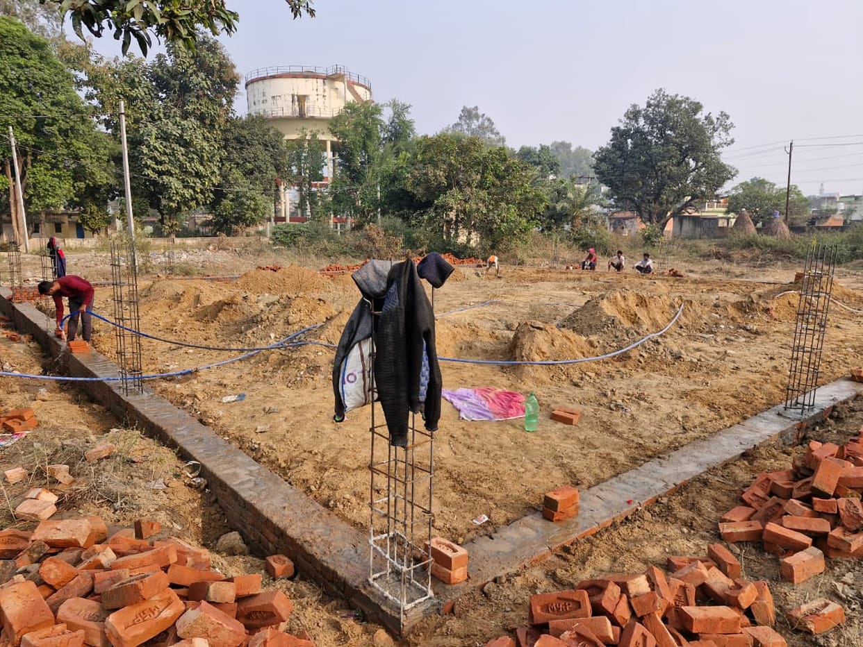 Construction work of SLRM Centre started at a cost of Rs 50 lakh