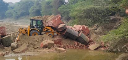 Three injured as debris falls during bridge demolition