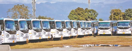 Shortage of buses along with drivers and conductors, service halted on many routes
