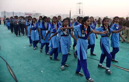 Lucknow: Amid tight security, the President will spend 90 minutes among the Scout Guides, with 15,000 young pe