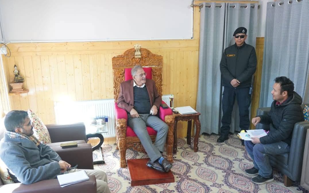 Leh, Fobrang Village, LG Kavinder Gupta, Delegation Meet