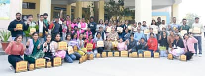Chaudhary Bansi Lal University team was runner-up in the Youth Festival