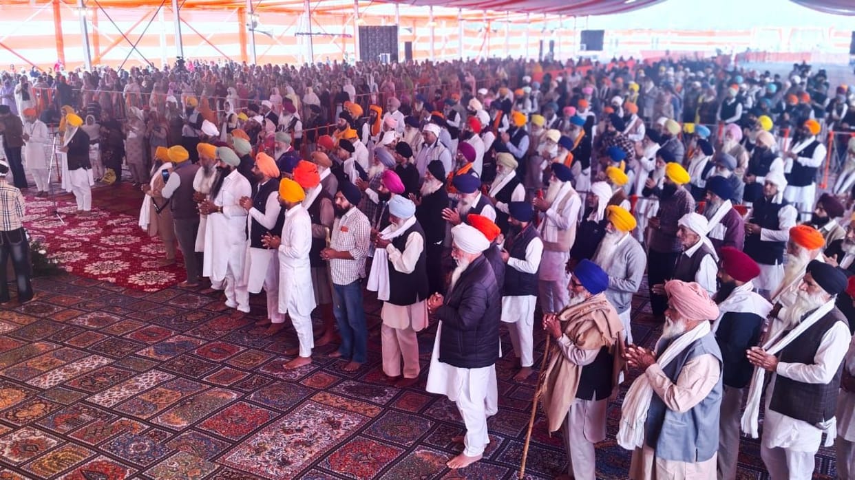 A wave of devotion surged at the Martyrdom Centenary Celebration at Dhamtan Sahib.