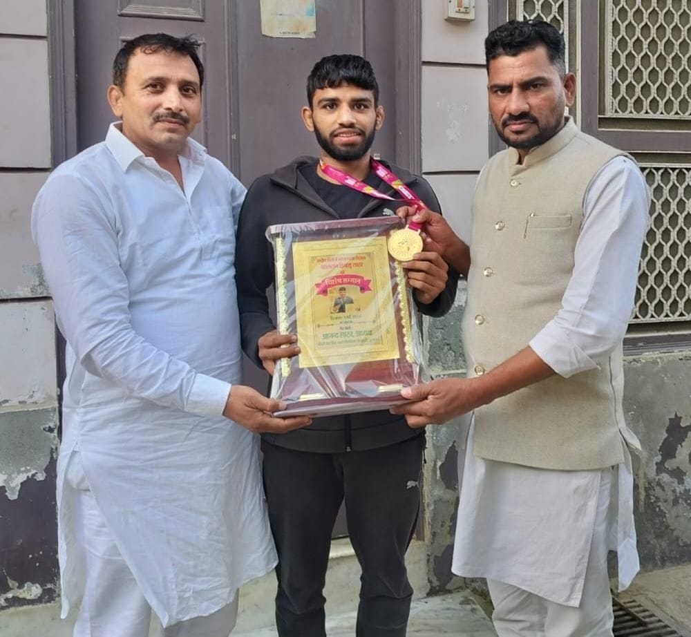 Wrestler Himanshu Lather wins gold at Khelo India University Games